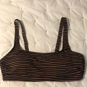 Target Xhilaration Black & Copper Bikini Top